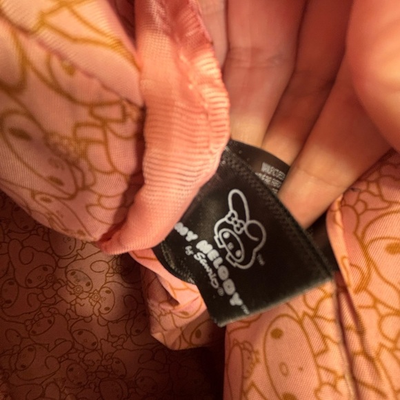 Loungefly Sanrio My Melody & Flat Mouse Plush Mini Backpack Pink Sherpa Kawaii - Picture 13 of 16